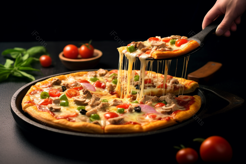 意大利披萨芝士拉丝,高清,摄影图,摄影图片,图片大全,摄影图免费下载